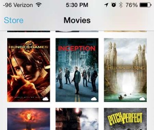 how to watch a movie on the iphone 5