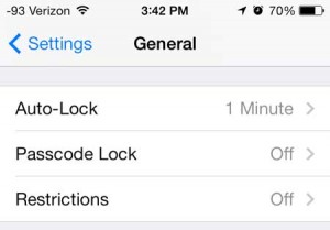 how to disable the screen from automatically shutting off on the iphone 5