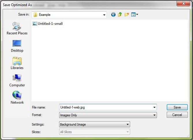 How to Reduce the File Size of a JPEG in Photoshop CS5 8 select location and name, click save