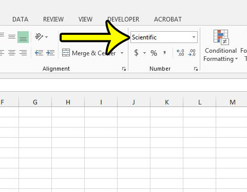 alternate method for changign excel formatting - example
