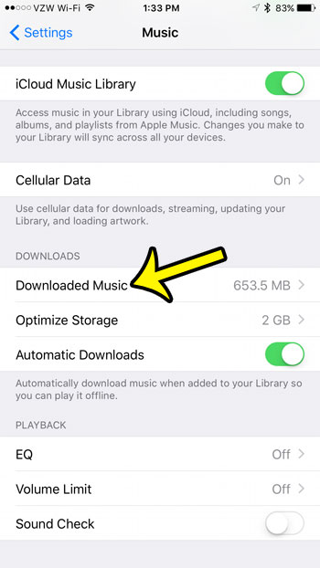 how to delete music from an iphone 7