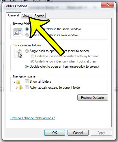 windows 7 view file extensions
