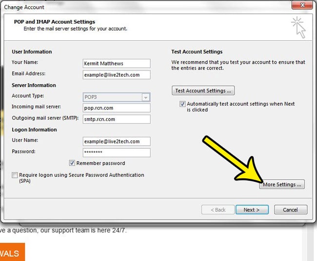 port smtp numbers