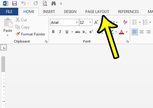 how to rotate the page in word 2013