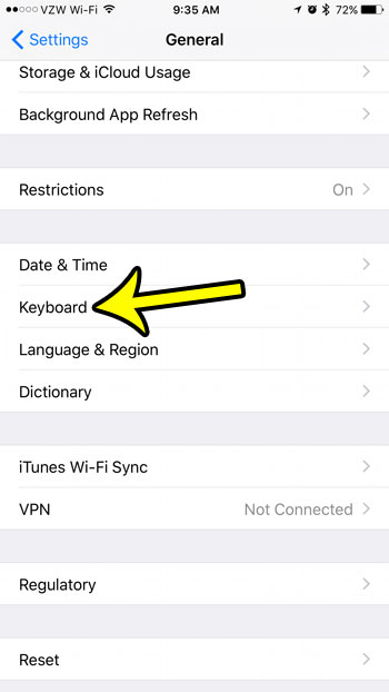 how to disable autocorrect on an iphone 7