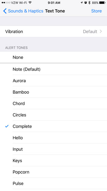 how to change iphone text messaging sounds