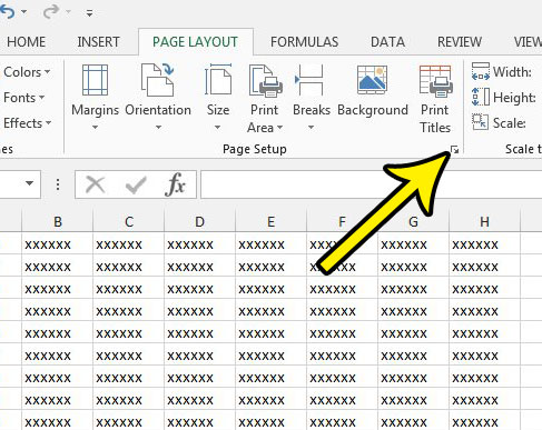 center vertically when printing in excel 2013