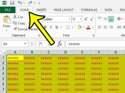 how to remove cell formatting in excel