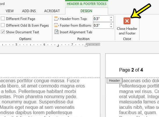 how to use page x of y page numbers in word