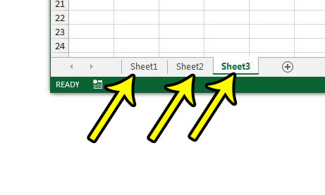 show tabs in excel