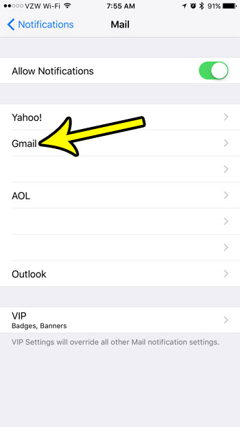 how to remove the white numebr in red circle from mail app