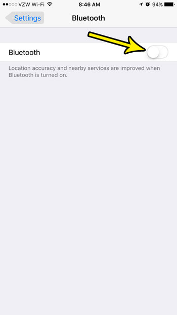 turn off bluetooth to disable airdrop