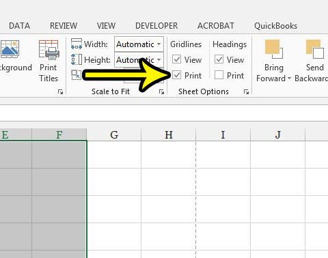 how to print a blank table in excel 2013