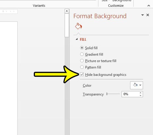 How to Hide Background Graphics in Powerpoint 2013 3 how to hide background graphics in powerpoint 2013