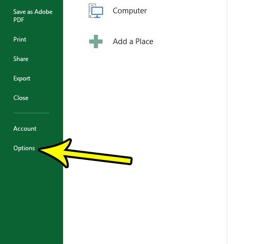 how to change default view in excel 2013