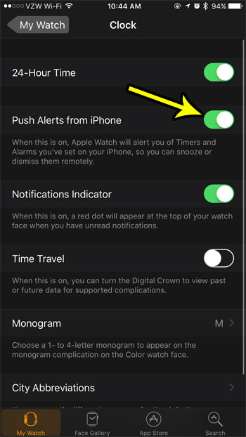 how to control timers and alarms on the apple watch