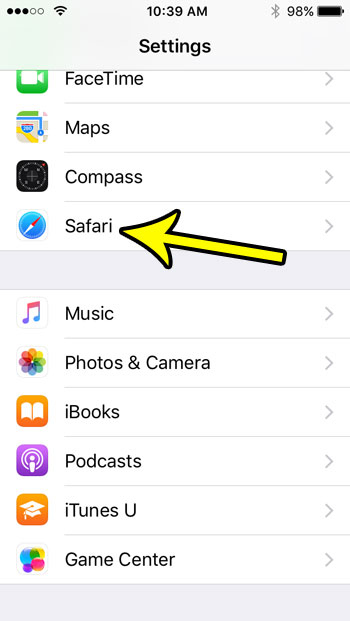 how to stop using yahoo for searches on iphone se