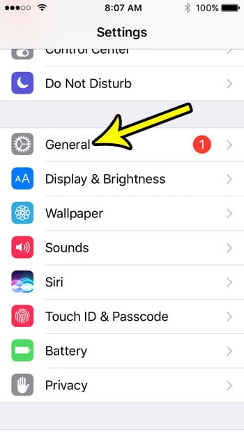 How to Remove Microphone from Keyboard on iPhone SE 2 open the general menu