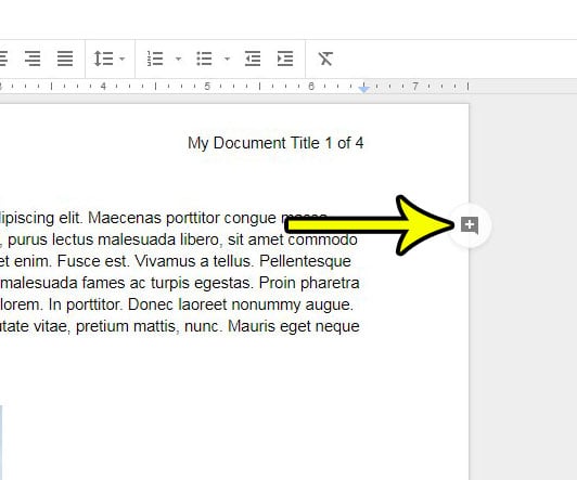 how to insert a google docs comment