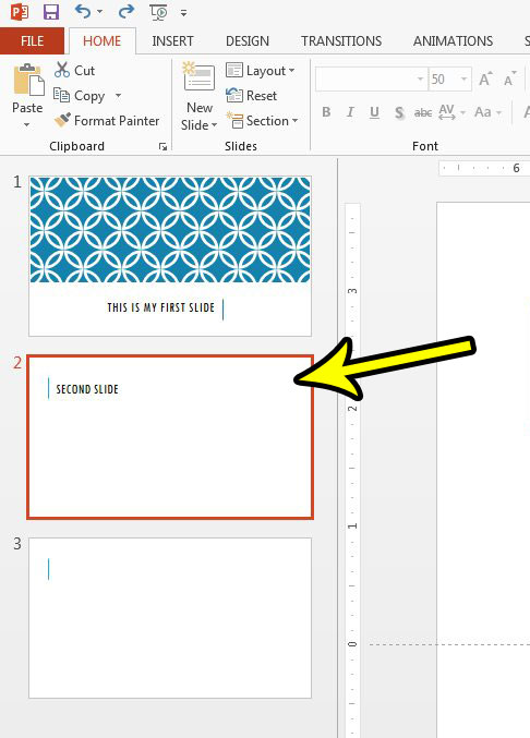 how to add a template slide in powerpoint 2013