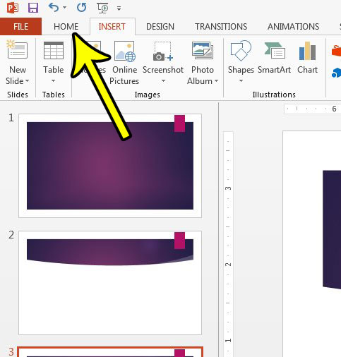 how to create a powerpoint section