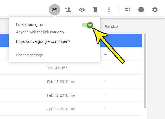 how to stop sharing a link to a google sheets file