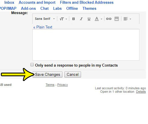 how to enable the arrows next to emails in gmail