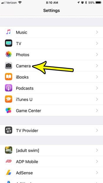 enable or disable iphone qr code scanner