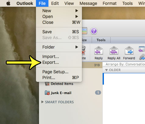save mac outlook contacts to file