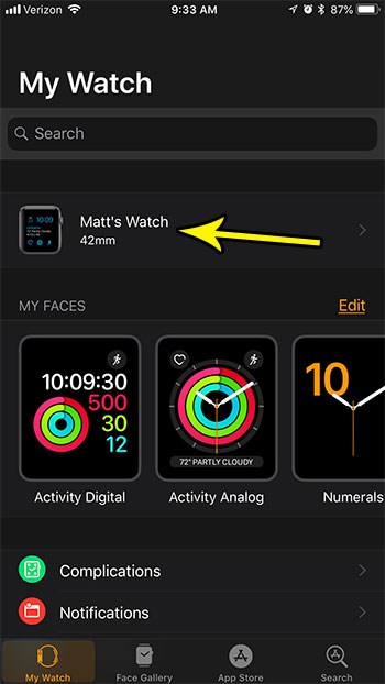 put apple watch in lost mode