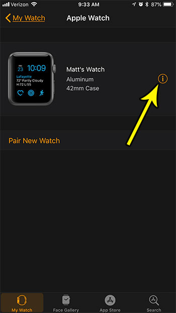play sound on apple watch to find it