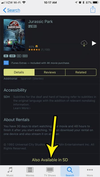 reduce movie size itunes iphone