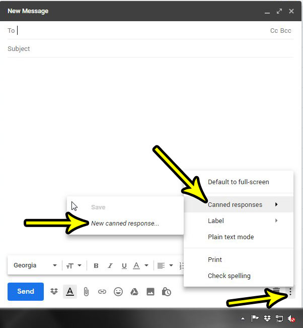 how to use canned responses in gmail