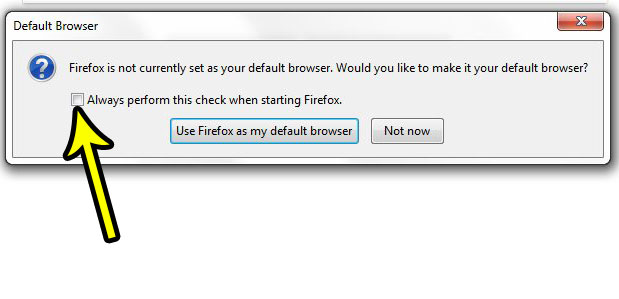how disable firefox default pop up