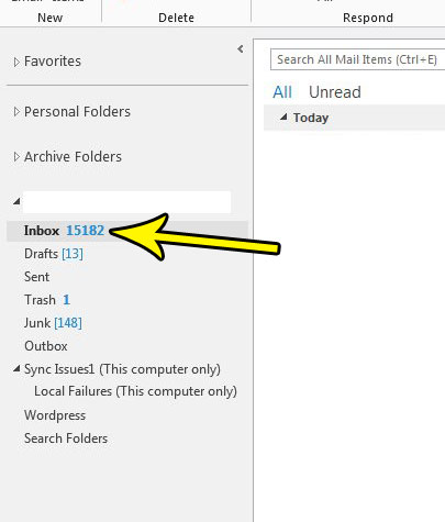 is there an easyway to find emails with attachments in outlook