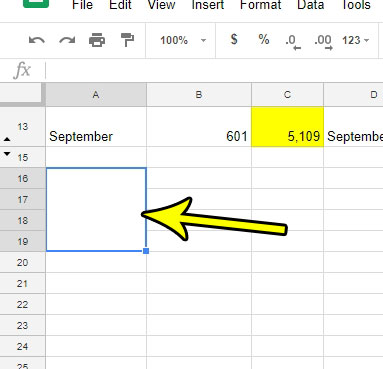 how to merge cells vertically in google sheets