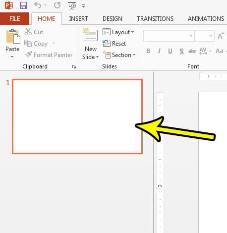 How to Embed Video in Powerpoint 2013 1 select slide for youtube video