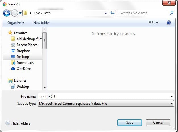 How to Export Gmail Contacts 5 exported gmail contacts file