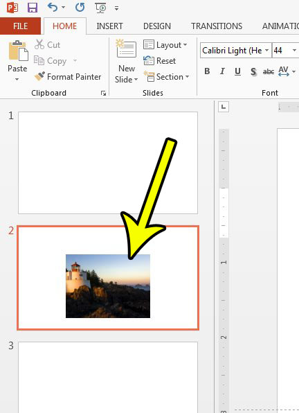 how to flip a picture in powerpoint