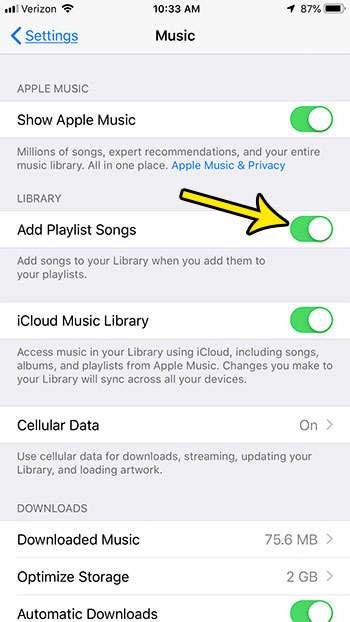 add playlist songs to library apple music