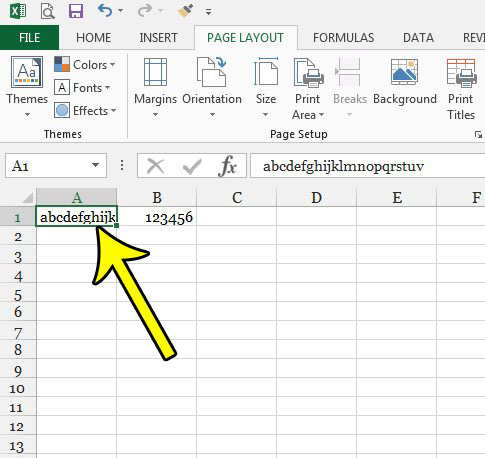 how to frce text to multiple lines in excel 2013