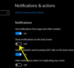 windows 10 lock screen notifications 5 How to Disable Lock Screen Notifications in Windows 10