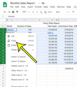 how copy multiple rows google sheets 2 How to Copy Multiple Rows in Google Sheets