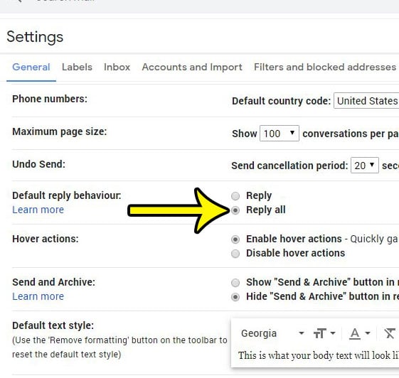 how to reply all by default in Gmail