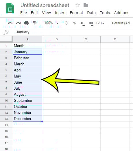 how to use autofill in Google Sheets