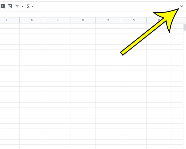 why is Google Sheets toolbar missing