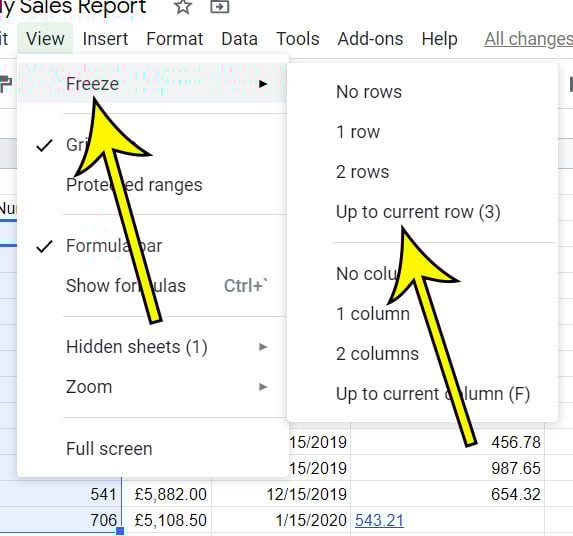 how-to-lock-a-row-in-google-sheets-live2tech