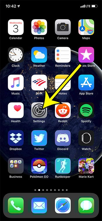 iPhone 11 - Reset Network Settings Guide 1 open the Settings app