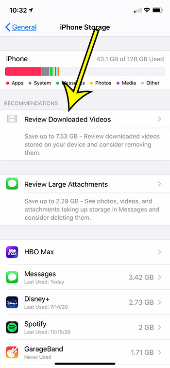 how to review downloaded videos on iPhone 11
