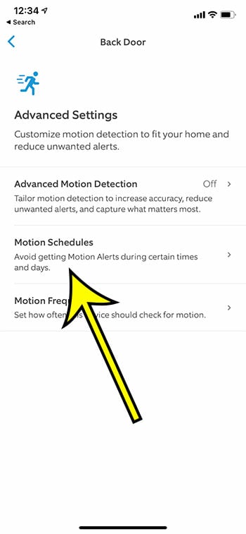 How to Disable Ring Motion Alerts on a Schedule 2 tap Motion Schedules